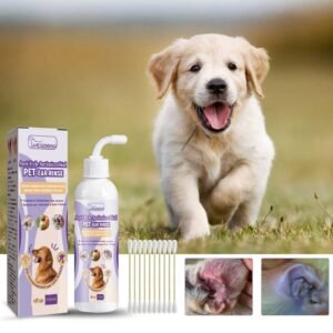 Pet Ear Cleaner, Cats And Dogs Relieves Ear Canal Odors Cleaning Earwax Ear Wash Drops - Image 4