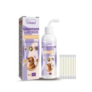 Pet Ear Cleaner, Cats And Dogs Relieves Ear Canal Odors Cleaning Earwax Ear Wash Drops - Image 1