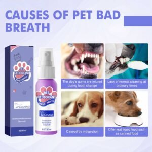Oral Spary For Pets, Pet Mouth Cleaner Cat Deodorizer Breath Fresher Spray - Image 4