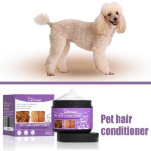 Pet Hair Conditioner, Fluffy Soft Not Knot Pet Pet Hair Clean Nursing Hair Cream - Image 3